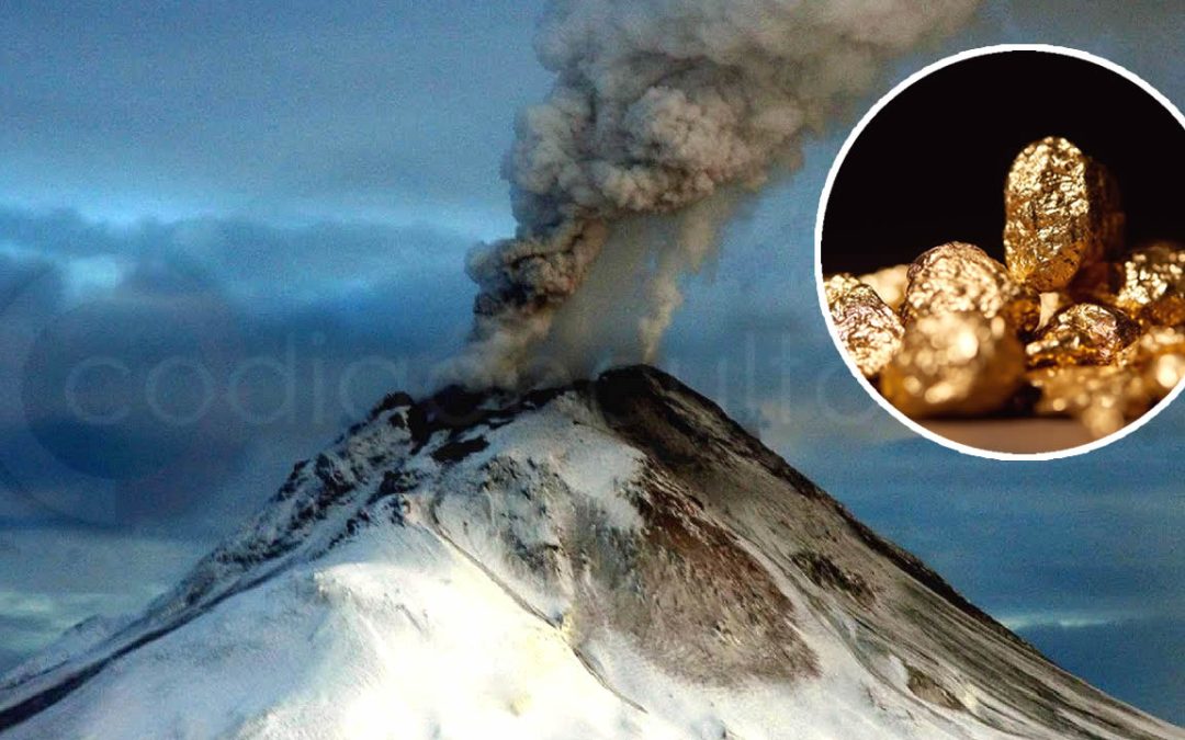 El volcán más activo de la Antártida está “escupiendo” polvo de oro