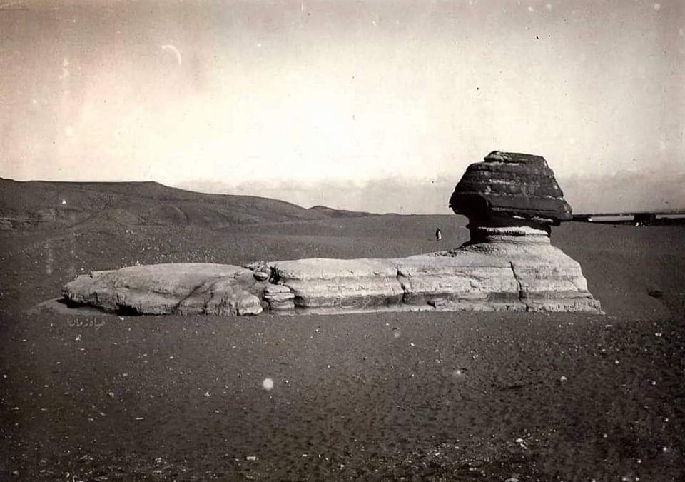 Rarísima fotografía de la Esfinge, 1894