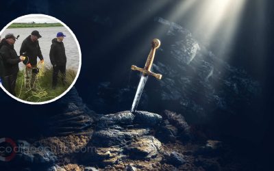 Búsqueda de “Excalibur”: Buzos rastrean lagos británicos para localizar la “espada mágica” lanzada al agua por el Rey Arturo