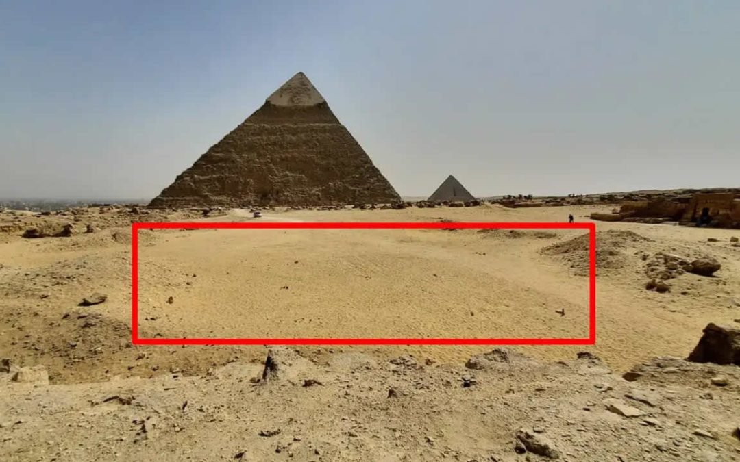 Detectada posible entrada a una cámara subterránea cerca de la Gran Pirámide de Giza