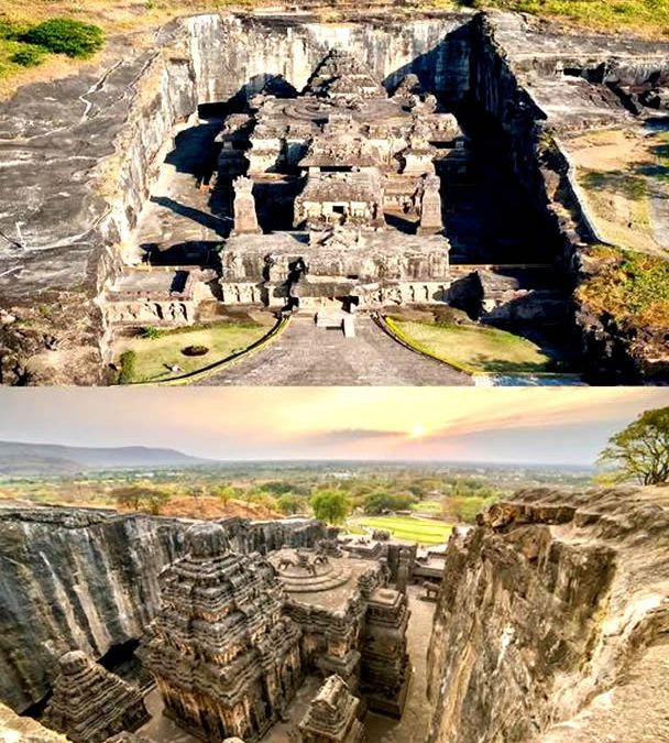 El Templo de Kailash construido de una sola pieza