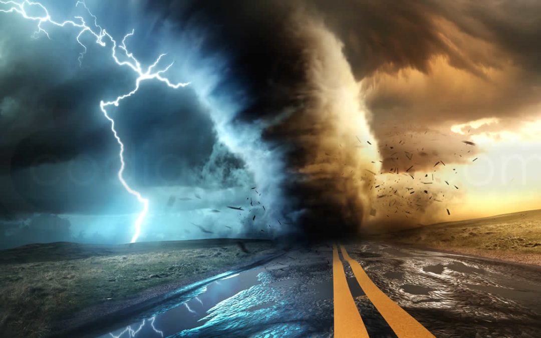Algo muy extraño ocurrió en Oklahoma: se forma un tornado ultra raro que giraba hacia atrás