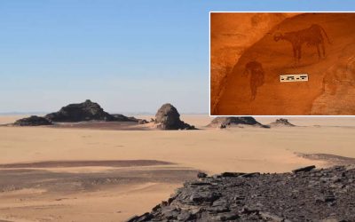 Pinturas rupestres halladas muestran que el Sahara era un “paraíso” verde lleno de agua y vida hace 4.000 años