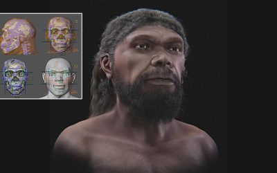 Expertos revelan el rostro del primer hombre del mundo, 300.000 años luego de su muerte