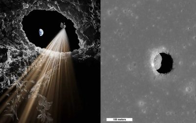 Orbitador Lunar confirma la existencia de túneles subterráneos en la Luna