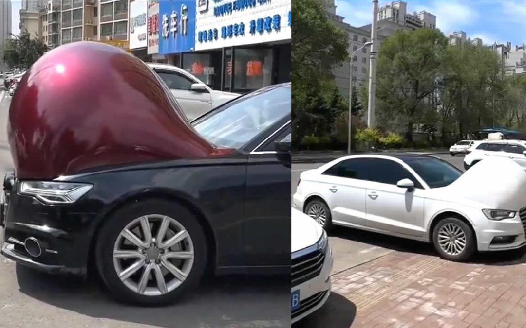 ¿Coches “embarazados” en China? Ola de calor sin precedentes hace que los coches “revienten”