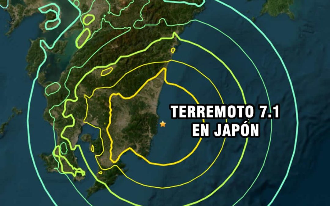 Terremoto de magnitud 7.1 sacude Japón y causa alerta de tsunami