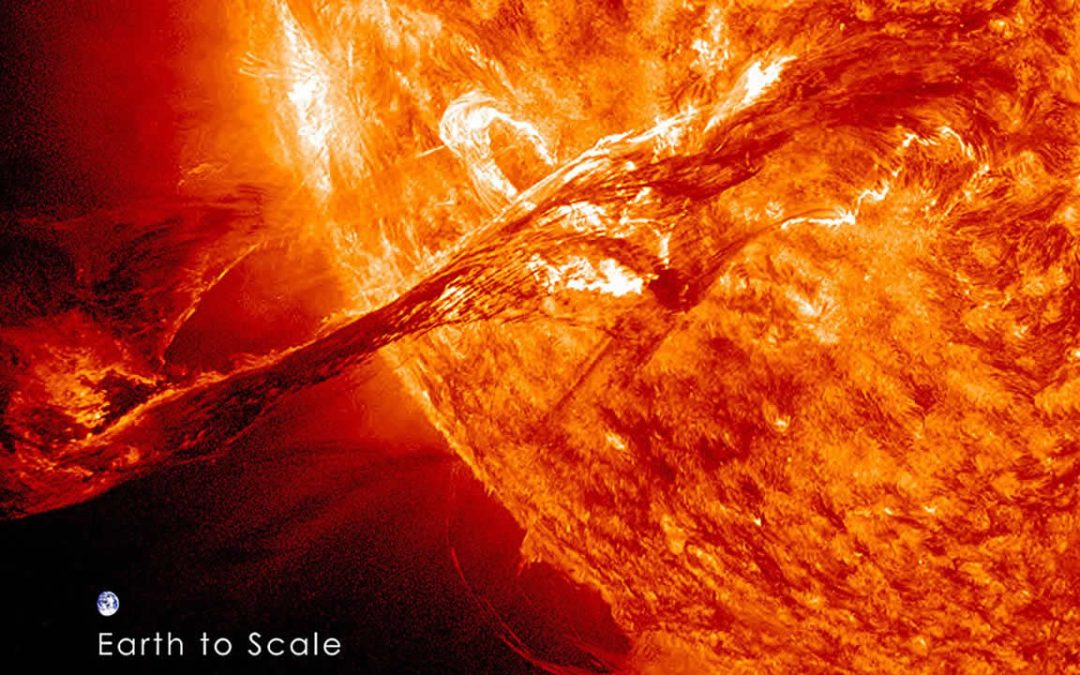 Una poderosa tormenta solar alteró todo el campo magnético de la Tierra