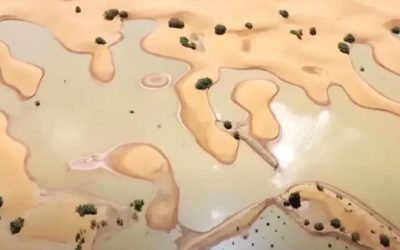 El mayor diluvio en décadas inunda el desierto del Sahara