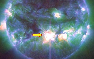 El Sol lanza su llamarada más potente en los últimos 7 años directamente contra la Tierra. Se esperan auroras este fin de semana