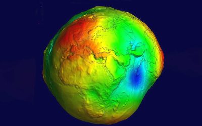 Agujero gravitatorio del Océano Índico: abolladura en el campo gravitatorio de la Tierra causado por la muerte de un antiguo océano