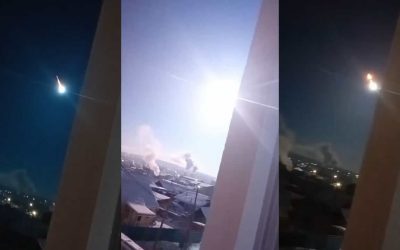 Un pequeño asteroide cae sobre Siberia y arde en el cielo