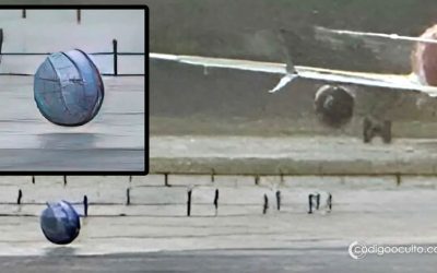 Encuentro cercano en Reino Unido: orbe azul desciende en aeropuerto de Manchester ante la mirada de los pilotos