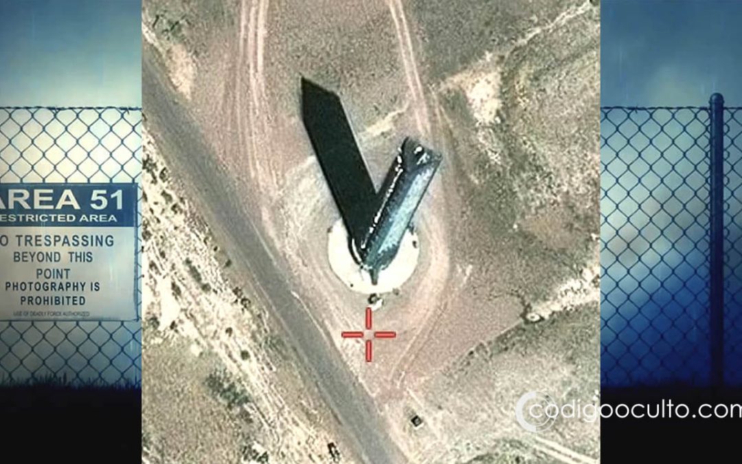 Descubren una misteriosa “Torre Triangular” en el Área 51 en mapas satelitales