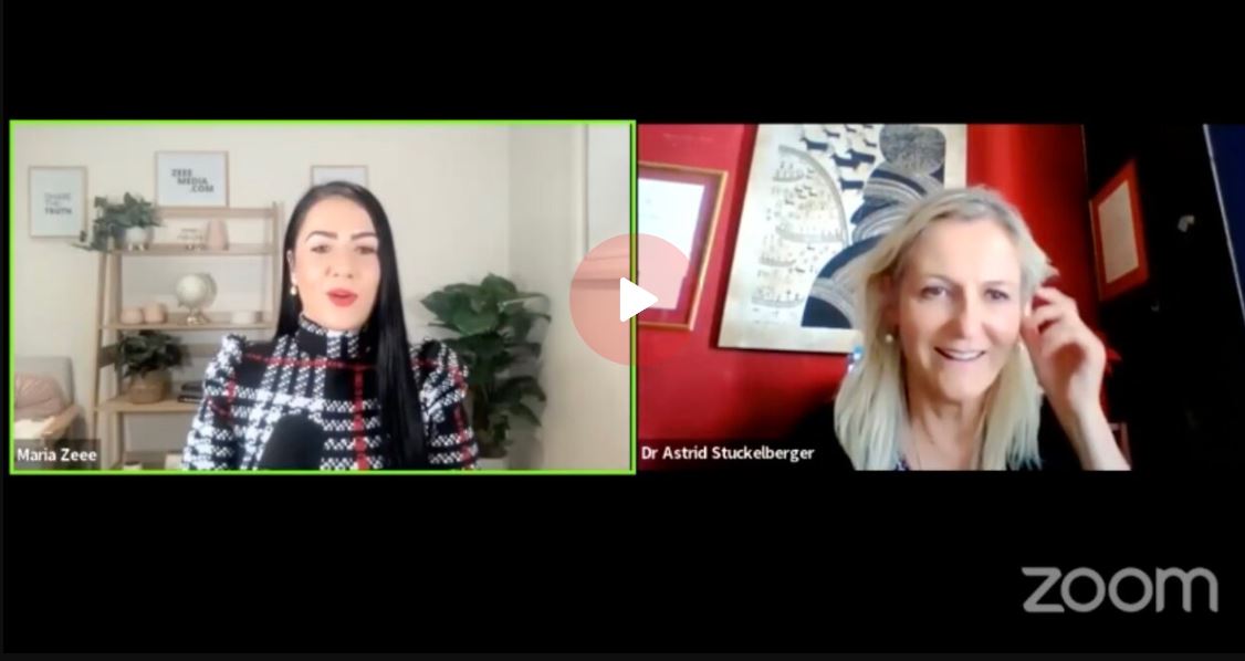 Hace pocos años, la Dra. Stuckelberger entrevistó a Maria Zeee en Zeee Media. Esta entrevista se publicó en Rumble, donde habló de muchas cosas extrañas, una de las cuales era sobre los aterradores experimentos del CERN.