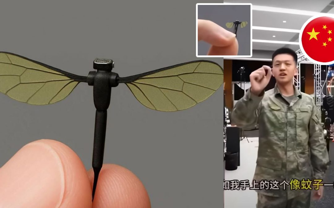 China desarrolla un drone del tamaño de un mosquito para espionaje y casi indetectable