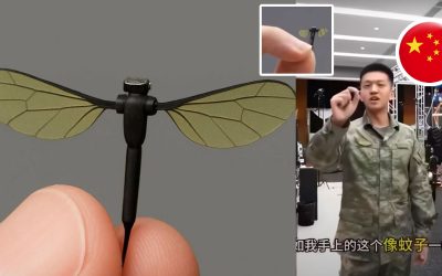 China desarrolla un drone del tamaño de un mosquito para espionaje y casi indetectable