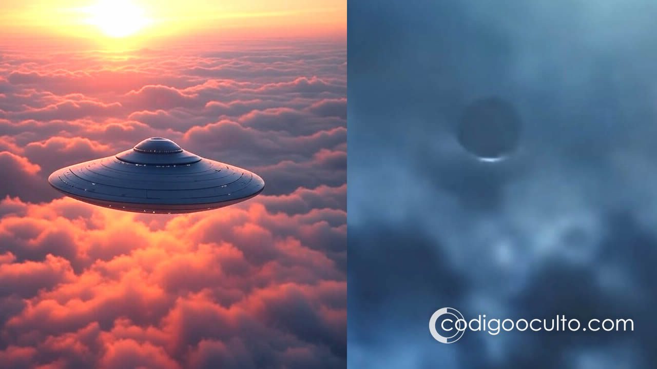 Video militar capta un OVNI con forma de disco sobrevolando Medio Oriente