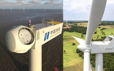 China presenta la turbina eólica flotante más grande del mundo, capaz de soportar tifones en alta mar