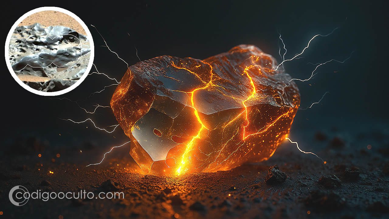 Científicos desconcertados por un mineral no terrestre que actúa de ...