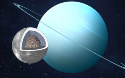 Ariel, luna de Urano puede haber albergado un colosal océano de 160 kilómetros de profundidad