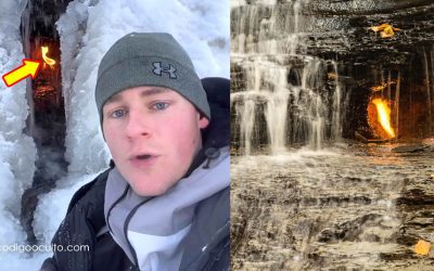 Eternal Flame Falls: el fuego eterno que arde bajo el agua en New York