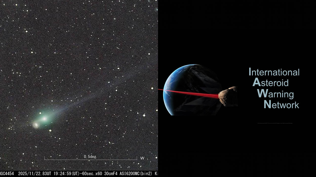 ONU confirma que la "Red Internacional de Alerta de Asteroides" observará a 3I/ATLAS antes de su acercamiento a la Tierra