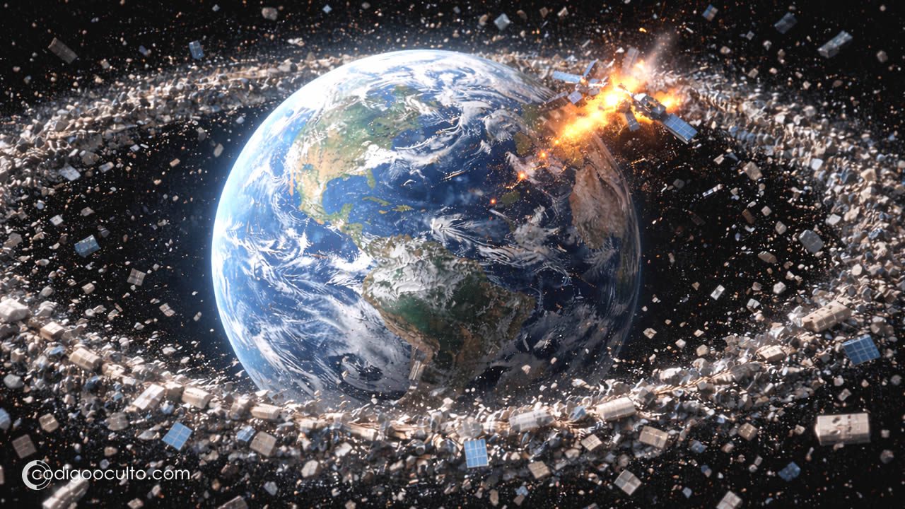 2.8 días para el desastre: la órbita terrestre baja podría colapsar sin previo aviso