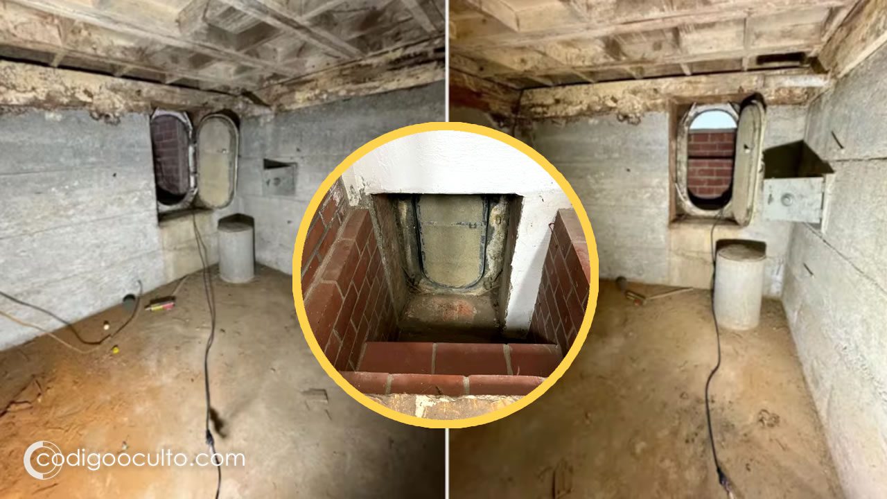 Una pareja compró una casa en California y encontraron una "puerta oculta" que los llevó a un búnker de 1974
