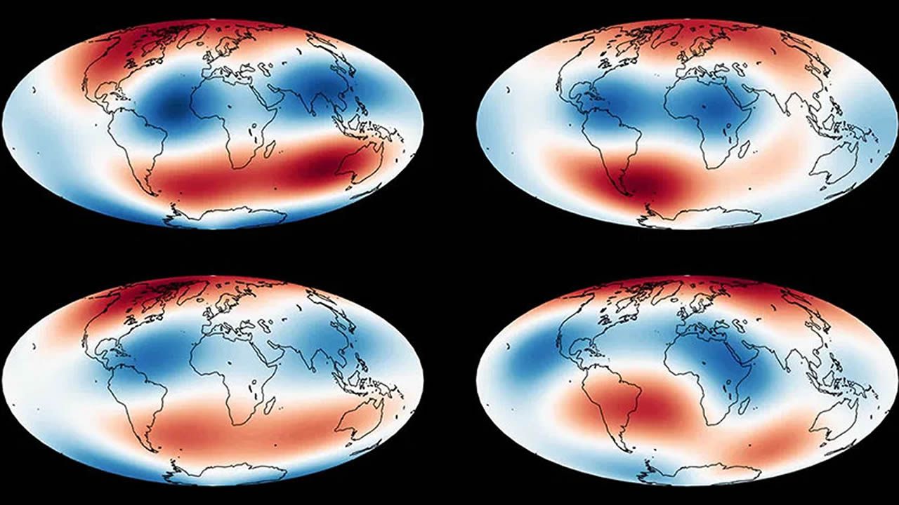 Dos colosales estructuras ocultas en las profundidades de la Tierra están influyendo en el campo magnético de la Tierra