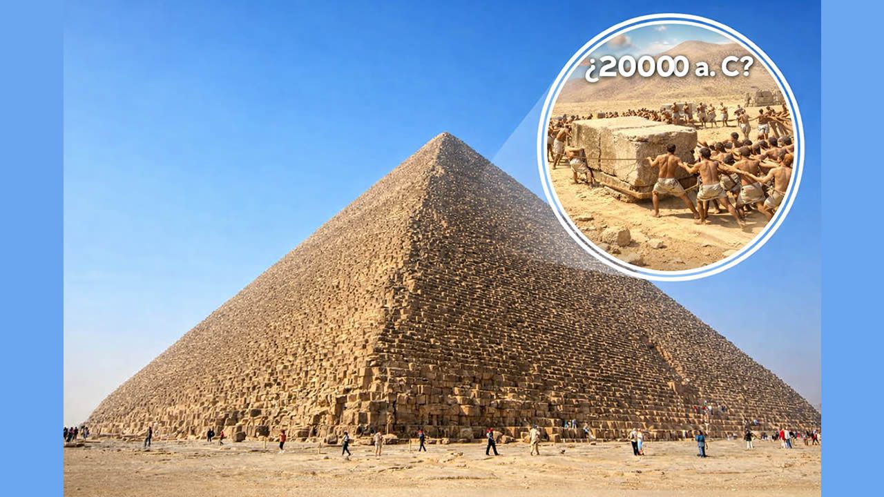 La Gran Pirámide de Giza sería 20.000 años más antigua de lo que se cree, sugiere controvertida investigación