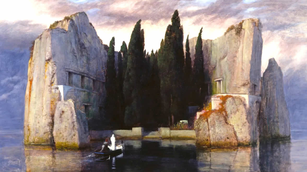 El famoso cuadro que casi nadie conoce: la "isla de los muertos"