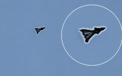 Captan una aeronave nunca antes vista sobre el Área 51