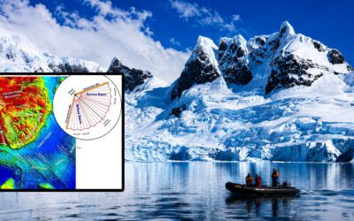 Antártida: científicos descubren una enorme estructura con forma de abanico oculta en las profundidades del hielo