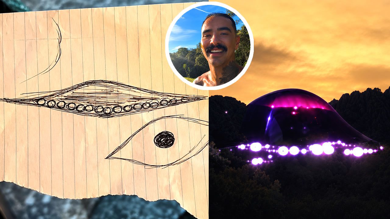 Influencer afirma haber grabado una "nave extraterrestre" en el Paraná en Brasil